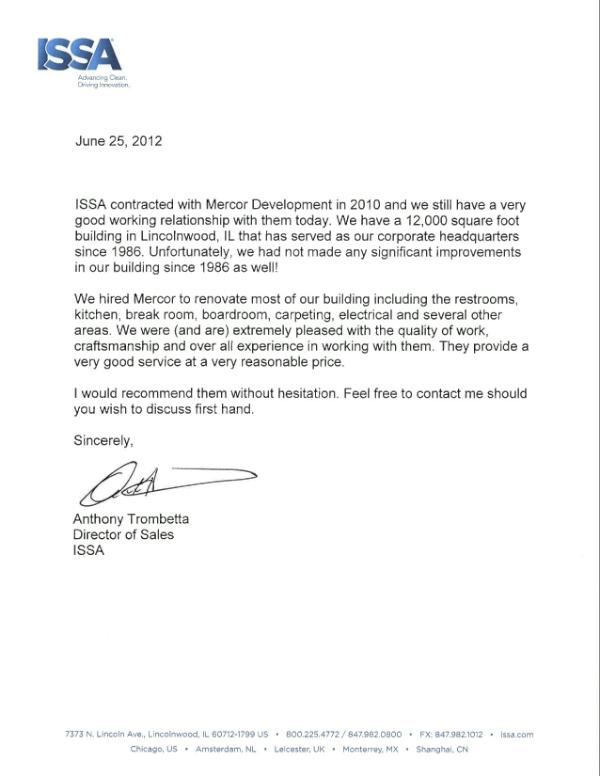 RossChicago's tweet photo. testimonial from a commercial office remodel http://t.co/HIYa8x0o