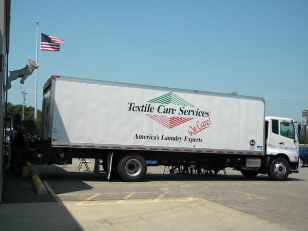 TextileCS's tweet photo. Our brand new truck! First one in Rochester and first one sold by Nuss Trucking! http://t.co/zTpcD2V1