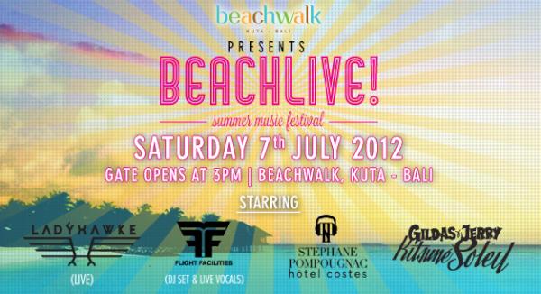 Beachlive! is a Beach festival featuring live music concert, various outdoor activities,Beachwalk’s tenant booths!