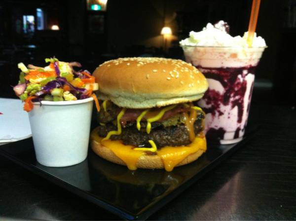 publifekitchen's tweet photo. To commemorate the biggest burger eating day in america we bring you The W.M.D. http://t.co/dAKiPvQe