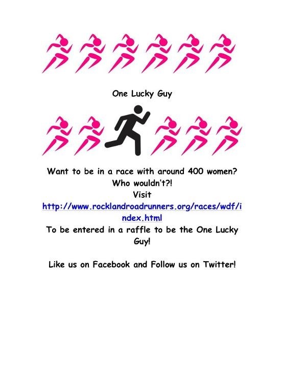 Womens5k's tweet photo. One Lucky Guy! http://t.co/mqkJWn1x