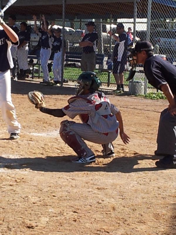 SoCalKnightsBC's tweet photo. JY protecting that plate.  @MarylYanez #slumpbusters #Omaha #triplecrown http://t.co/ghGtjhGi