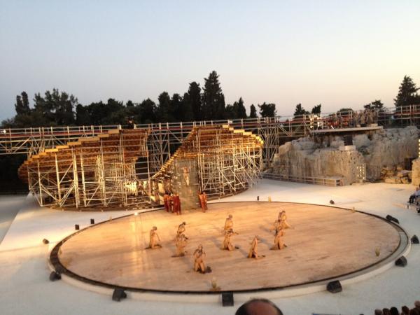 ChrisopherBrook's tweet image. Greek Tragedy at the Neopolis, Siraccusa