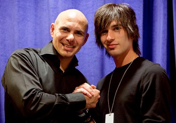 rtqlet's tweet image. Look at my handsome diablo of a son and another handsome diablo #mostDAWG @Pitbull &amp;amp; ChrisArnaz #CUBANHISTORY