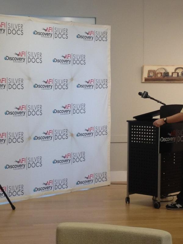 SebastopolDocs's tweet image. At #Silverdocs awards. Will live tweet results.