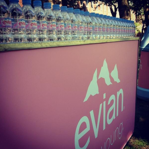Keeping hydrated <a href="/Gov_Island/">Governors Island</a> with <a href="/evianwater/">evian</a> #RECESSnewyork #LiveYoung