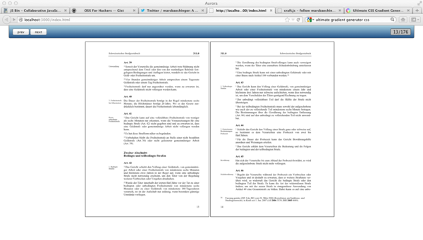 marcbaechinger's tweet image. Still the same pdf viewer built with #pdfjs but it gets prettier now. #mozParty rocks! #mozilla #javascript