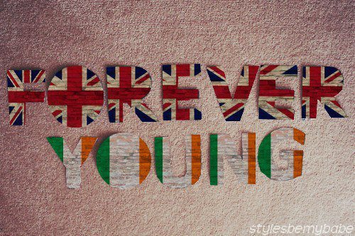 fancurling's tweet photo. RT if you wanna be forever young. http://t.co/scqUyMzH
