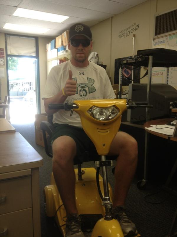 Knospy taken Coach Rec's new ride out for a test drive.