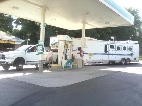 RebaEventing's tweet image. It takes skill to fuel up in DC.