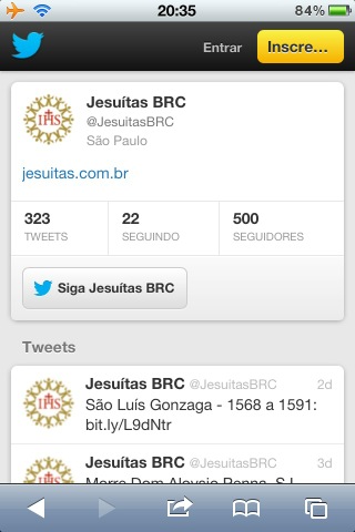 Hoje, chegamos ao seguidor de número 500. Demos graças a Deus.