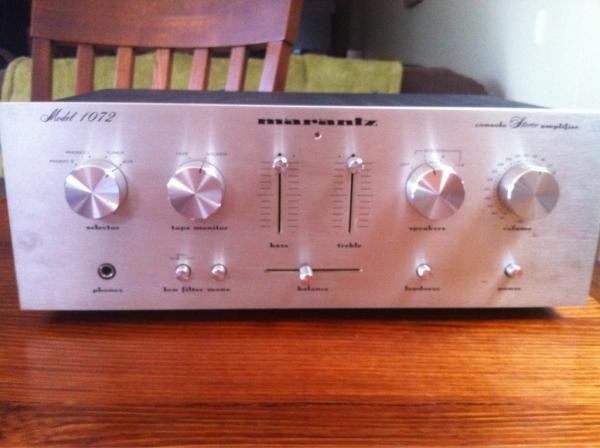 JackBowen's tweet photo. Thanks to my bro who found my dad's c1978 Marantz amp now mine. All *was* lost. I'd have never hear the end of it http://t.co/kR43dNgx