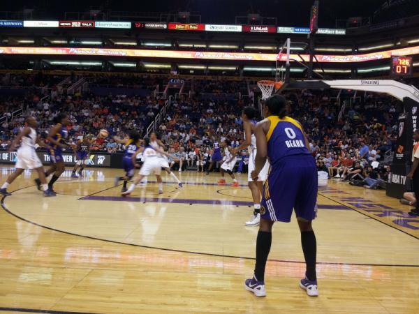 Title 9 game at the Mercury!  Go girls!