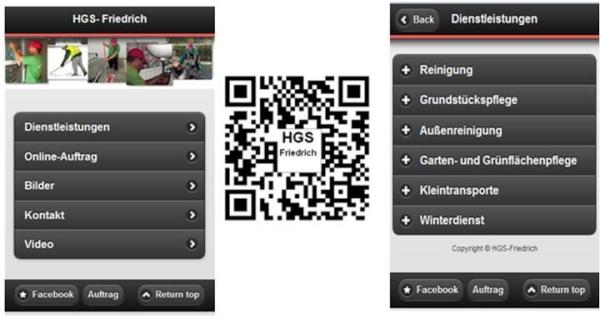 Unsere Webseite ist nun auch mobil zu erreichen.