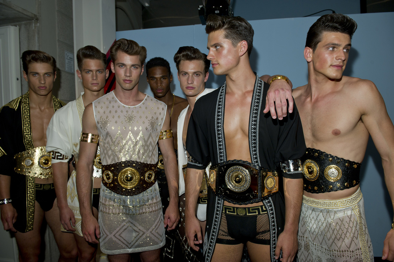 VERSACE on X: HOT VERSACE GLADIATORS: the return of Versace underwear and  swimwear!  / X