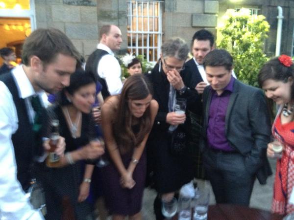 MorrisonAJ's tweet photo. Watching the penalties on an iPhone. Never before have so many be entranced by a screen so little #johnandjulie http://t.co/XGgxe5FM