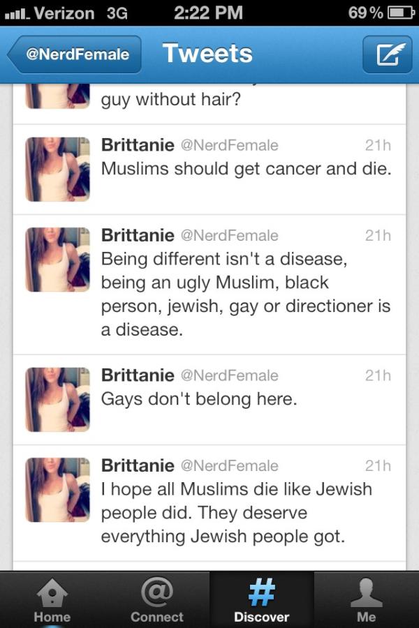 Highschoolguurl's tweet photo. Omg this girl is legit sick #disgusted http://t.co/hfdU0Iox