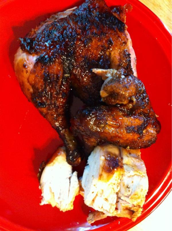 Adrian_Vidaurre's tweet photo. Smoked honey orange chicken. I think me and my new smoker will be best friends. #foodporn http://t.co/kGuJdEzQ