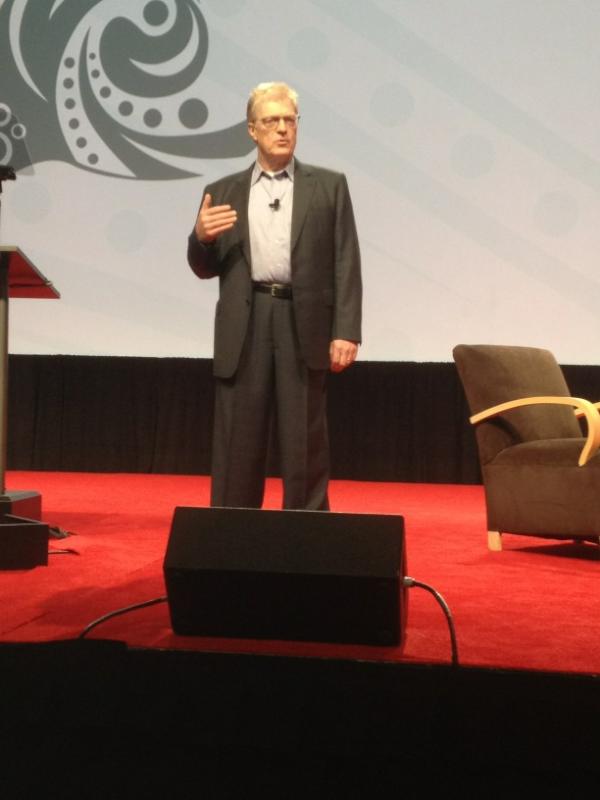 amccheetah's tweet photo. Sir Ken Robinson at ISTE 2012. #iste12 http://t.co/ilfVz9XT