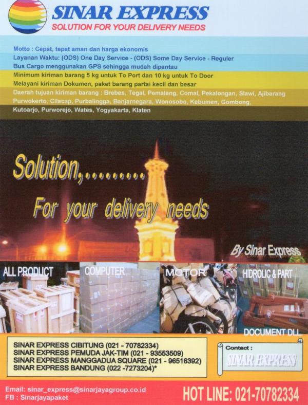SinarExpress's tweet photo. *****solusi tepat mengirim paket dengan mengunakan sinar express***** http://t.co/cXPOGFOx