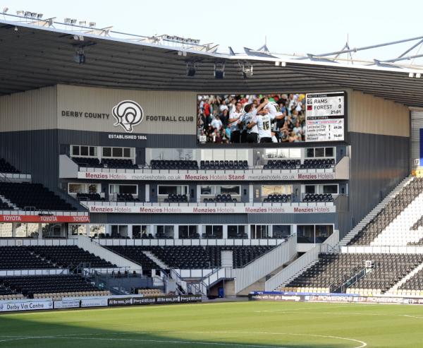 CWatsonDerbyTel's tweet photo. For those who haven't seen it, this is what the Rams' new video screen will look like. #dcfc #dcfcfans http://t.co/1YxjYkGg