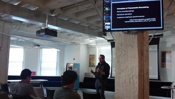 gowithfloat's tweet image. .@aaronesilvers shares @henryjenkins&apos; principles of transmedia storytelling. #float2012