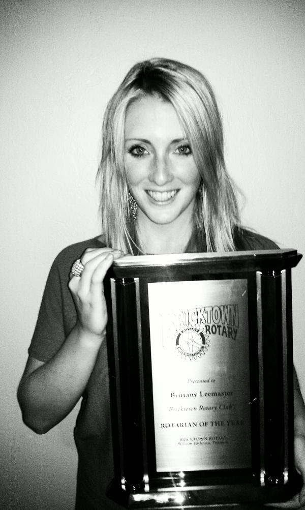 BoseA's tweet photo. CONGRATULATIONS!!!! @BrittLeemaster Bricktown Rotarian of the Year! Ask me how you can become a Rotarian too! http://t.co/AX6jSw6J