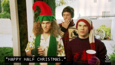 NOW613's tweet image. Happy Half Christmas! #workaholics