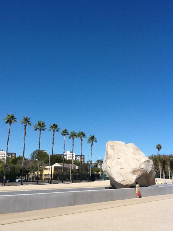 artsy's tweet image. Levitated Mass rocks! Michael Heizer @LACMA #artsylive #patiencewins   (from @haleyrosecohen)