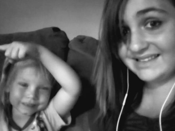 _dancerchic's tweet photo. Me and Tator(: http://t.co/NqhNhuM6