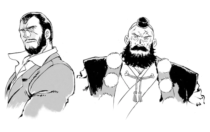 私が描きたかっただけの誰得絵です。あまりにも誰得なので2キャラ描きました、それぞれ違う漫画のキャラです、たぶん何を描いているかわかる人はかなり少ないかと思います。 
