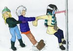 KidOrochimaru's tweet photo. the one time it snowed in the Village and they tricked me http://t.co/hPT5q2jE