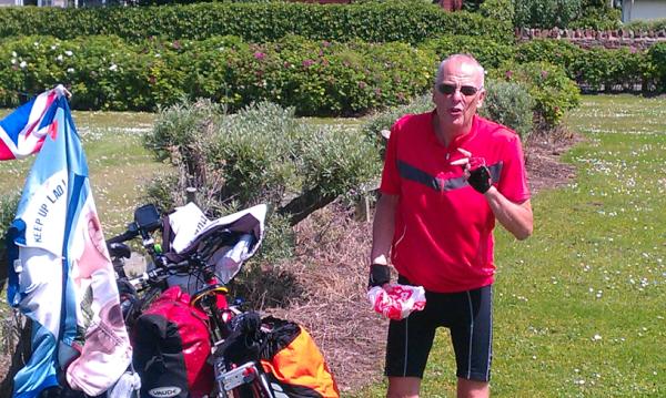 Jackscycle's tweet image. Jack has arrived at Dunbar. Jackscycle.blogspot co.uk