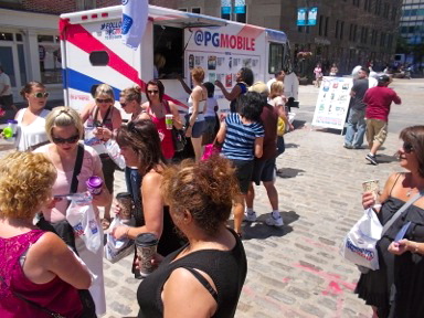 Visit <a href="/PGMobile/">PGMobile</a> near Union Square (E 17th between 5th and Union Sq. West) today for #free samples while supplies last!