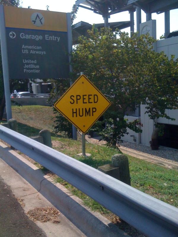 EmilyEThome's tweet image. Strange signs 
#speedhump