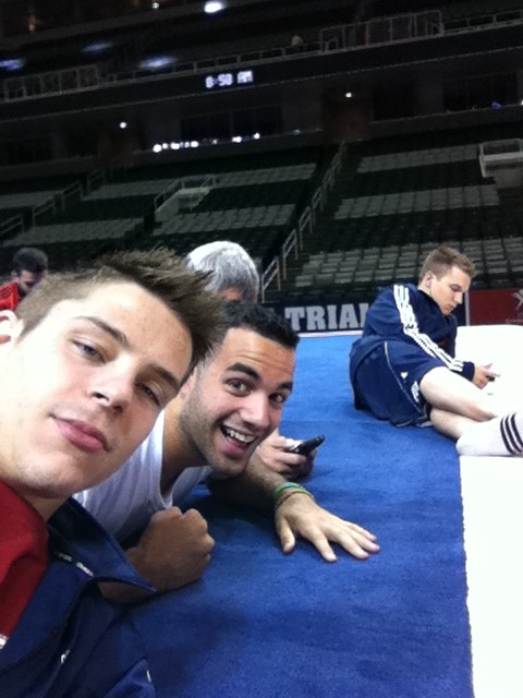 cbrooks_wpr's tweet photo. Morning practice #Trials2012 @DanellJLeyva @J_Horton11 http://t.co/hytNtj5k