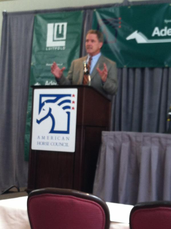 Bill Owens, D NY addresses American Horse Council Issues conference