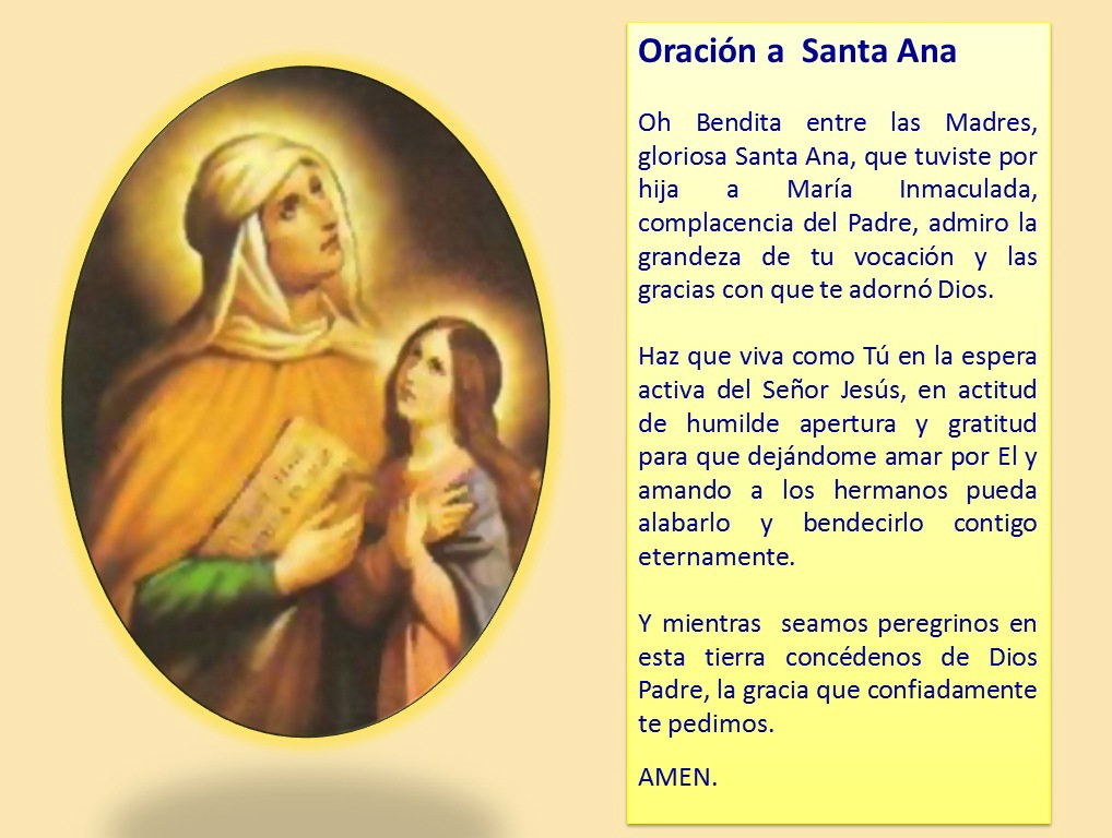 Oracion A Santa Ana Images And Photos Finder