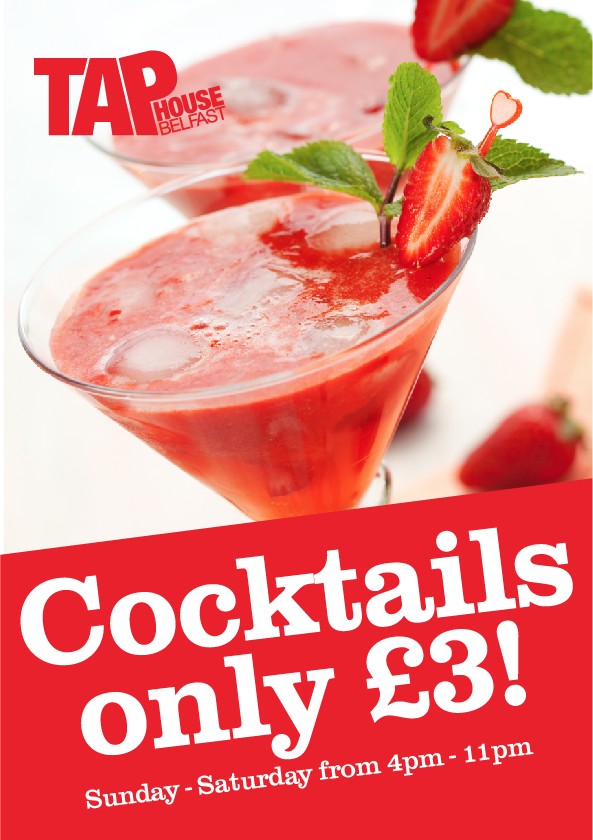 Maybe not interested in the Euro's we have your Daily Cocktail promo and live music from Amanda St John @ 10pm.