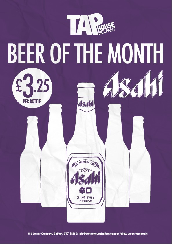 Live Euro's tonight with your beer of the Month Ashai £3.25 we also have Sol at £2.50..Sounds interesting #Euro2012