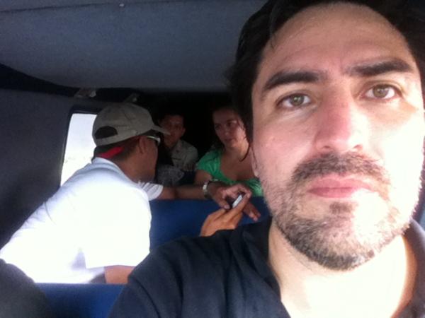 Saliendo de isabela a baltra para el Segundo taller