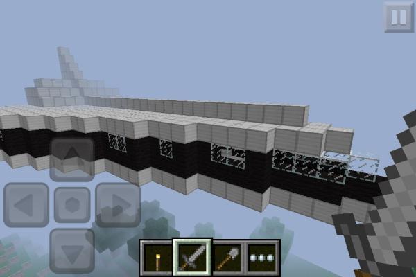 Activ11's tweet image. I Build a Space ship in minecraft Pocket Edition