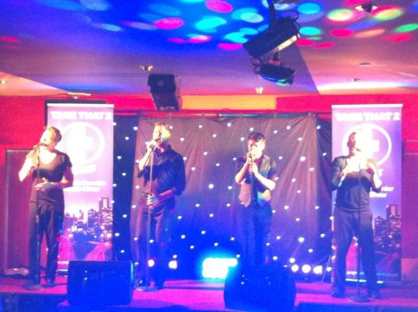 LindseyA88's tweet photo. Watching @TakeThat_2 at @AgraLounge loving it!!x http://t.co/rbgRL2cF