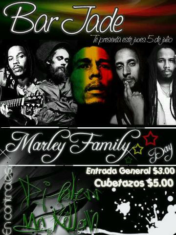 jadepanama's tweet photo. Este jueves Tributo a la Familia Marley @Jade... Te esperamos http://t.co/1pppZtD6