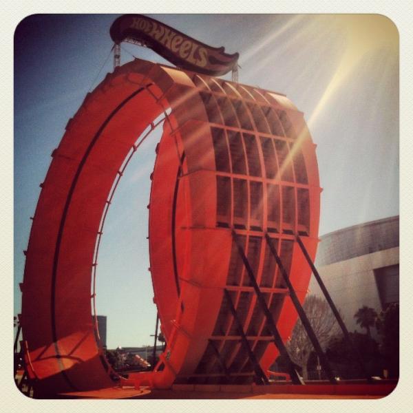 GWR's tweet image. (Meg &amp;amp; Dan) Whoa. We've just arrived for #XGames and taken a look at @Mattel's 6-story-tall #DoubleLoop: