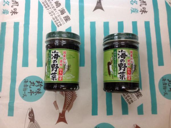 尾崎海産の商品続きまして、
海の野菜。。。
こちらもご飯と一緒にどーぞ！
お値段は👉👉👉５２５円なり♡♡♡