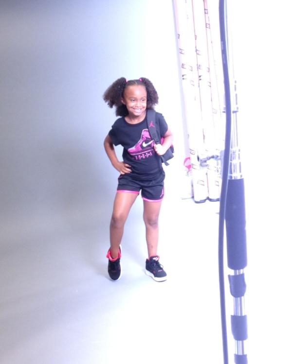 CC_Sabathia's tweet photo. My baby girl reppin @Jumpman23 @haddadbrands #teamjordanfamily http://t.co/EETTw0wl