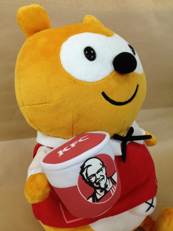 ぬいぐるみ ケンタ KFCポンタぬいぐるみプレゼントキャンペーンが28日スタート☆ケータイ