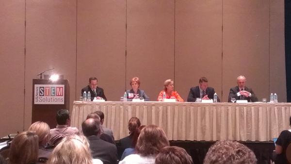 Today, I was on a panel at the Science, Technology, Engineering, and Mathematics Summit discussing digital education.