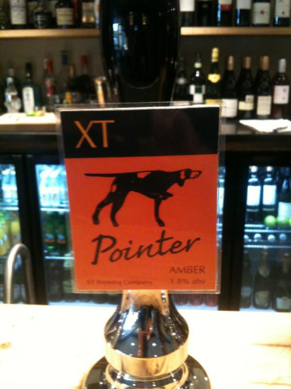 WeEat_WeTweet's tweet image. Nice pint of Pointer Ale at #ThePointer Brill